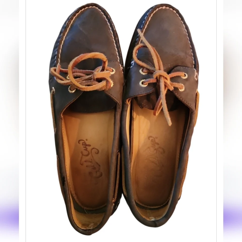 Sperry Gold Cup A/O 2-Eye Brown Leather Boat Shoes Men’s 10.5M Nautical Classic - Picture 6 of 8